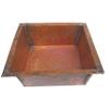 Rustic Square Copper Multi Purpose Bowl view 1