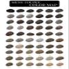 "Skin Base" All PU Skin Base 0.12-0.14mm Thickness Custom Customized Men Human Hair System Replacement Toupee Hairpiece(#1B50 Natural Black Brown Color with 50% White Grey Gray Hair) view 3
