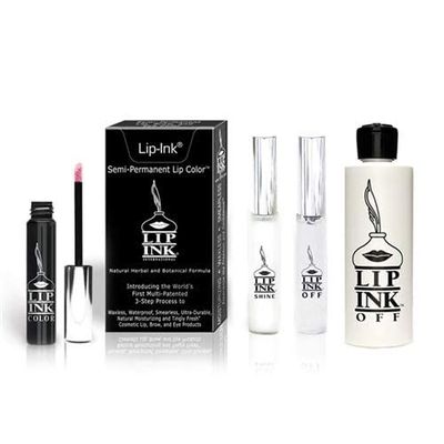 LIP INK Liquid Mini Lip Kit - Clear (Natural) | Natural & Organic Makeup for Women by Lip Ink International | 100% Organic, Kosher, & Vegan