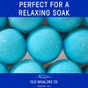 Old Whaling Co Bergamot and Grapefruit Bath Bomb  Set of 4  Handmade Bath Soak with Epsom Salts  Cleansing, Soothing and Moisturizing Fizz  Fruity, Citrus Scent, 8 oz view 2