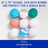 Old Whaling Co Bergamot and Grapefruit Bath Bomb  Set of 4  Handmade Bath Soak with Epsom Salts  Cleansing, Soothing and Moisturizing Fizz  Fruity, Citrus Scent, 8 oz view 3