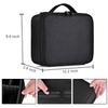 Bvser Travel Makeup Case, Cosmetic Train Case Organizer Portable Artist Storage Makeup Bag with Adjustable Dividers for Cosmetics Makeup Brushes Toiletry Jewelry Digital Accessories - Black view 2
