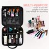 Bvser Travel Makeup Case, Cosmetic Train Case Organizer Portable Artist Storage Makeup Bag with Adjustable Dividers for Cosmetics Makeup Brushes Toiletry Jewelry Digital Accessories - Black view 3