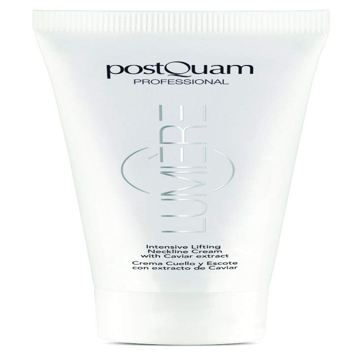 POSTQUAM Professional Neck Cream + Caviar Neckline 150ml - Spanish Beauty - Helps Minimizes The Signs Of Aging It - Reaffirms - Provides Elasticity - Personal Care