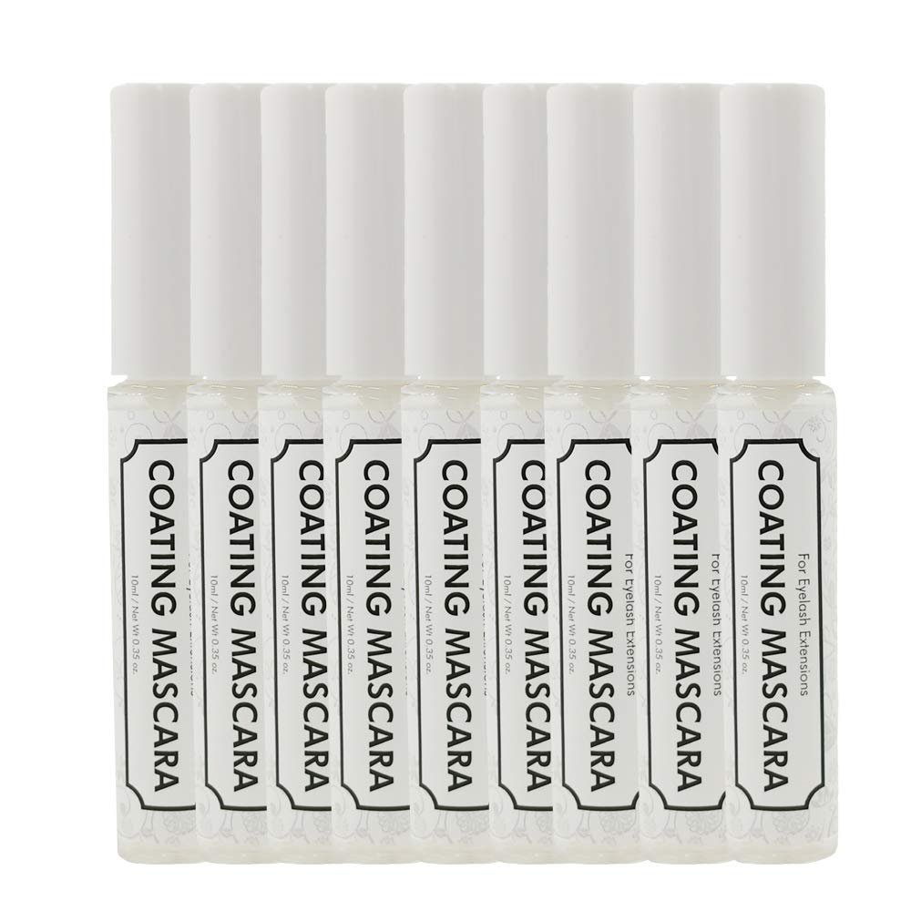 100 Bottles Transparent Lash Coating Essence Clear Mascara Type Sealant 10ml for Eyelash Extension