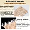 AKOAK 500 Pcs Tattoo 7CM Pointed Cotton Swabs, Cotton Swab Pointed, Cotton Swab Wooden Stick, Cotton Swab Applicator, Tattoo Permanent Supplies, Cosmetic Makeup Applicator view 4