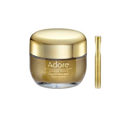 ADORE COSMETICS | Golden Touch Magnetic Facial Mask - 1.7 Oz | Anti Aging Facial Mask with Pure 24K Gold and Plant Stem Cells | Anti Wrinkle Hydrating Face Mask