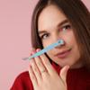 Eyebrow Extensions Kit with 1 x Trays of Mink Eyebrows in Dark Brown Comes on Mixed Length Trays 5-8 Mm Mix, Eyebrow Extension Glue Clear & Extension Tweezers by Kc Republic (Dark Brown, Blue Tweezer) view 3