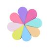 8 PCS Mixed Color Face Painting Petal SpongeHalloween Makeup Sponges Cosmetics sponges for Face Paint Liquid, Creams, and Powders view 1