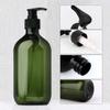Yebeauty Pump Bottles, 17oz/500ml Liquid Soap Pump Bottles Dispenser Large Empty Plastic Refillable Containers- 2 Pack Green view 3