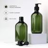 Yebeauty Pump Bottles, 17oz/500ml Liquid Soap Pump Bottles Dispenser Large Empty Plastic Refillable Containers- 2 Pack Green view 4