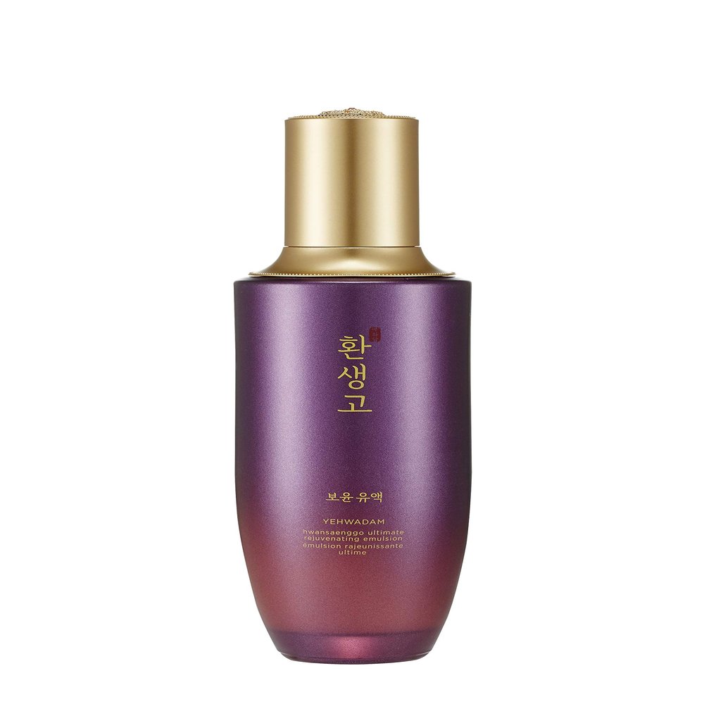 The Face Shop Yehwadam Hwansaenggo Ultimate Rejuvenating Emulsion | Premium Anti-Aging Emulsion Restores Skin Balance & Vitality | Nourishes Skin & Reveal Skins Youthful Radiance, 13.09 Fl Oz
