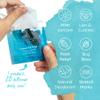 Conscious Coconut Individual Coconut Oil Wipes - For Face and Body - Soothing, Moisturizing, Sunburns, Makeup Remover, Cold-Pressed, Virgin Coconut Oil (25 Count) view 3