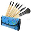 7pcs professional Cosmetic Make Up Brush with Blue Case view 1