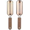 2 Pack Foot File & Rasp Callus Remover - Stainless Steel Coarse & Fine Scraper for Dry/Wet Feet, Professional Dead Skin Scrubber & Cracked Heel Care view 1
