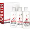 Hair Straightening Brazilian Keratin Treatment 1 Step Amazonliss Protein Smoothing Brush Set 2.02 Fl.oz - New Formula - Odor-Free - Formaldehyde-Free - Easy To Apply - Only 1 Hour for Application view 1