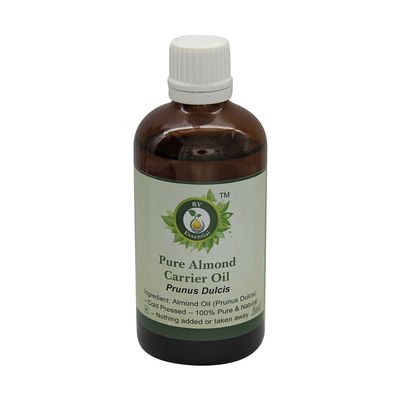 Almond Oil | Prunus Dulcis | for Skin | Pure Almond Oil | for Body | for Hair | for Massage | for Face | for Cooking | 100% Pure Natural | Cold Pressed | 15ml | 0.507oz by R V Essential