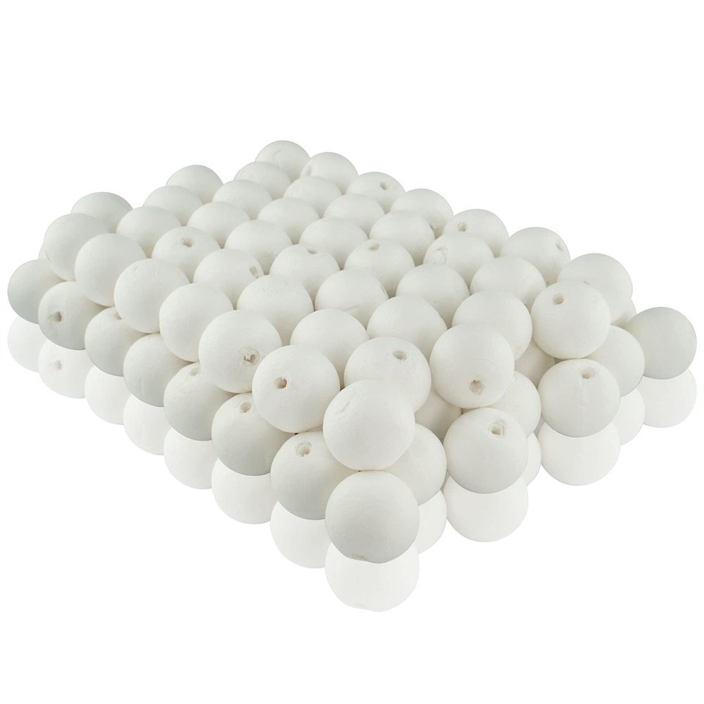 Cotton Balls Cotton Balls 30 mm Pack of 100 Cellulose White 3 cm