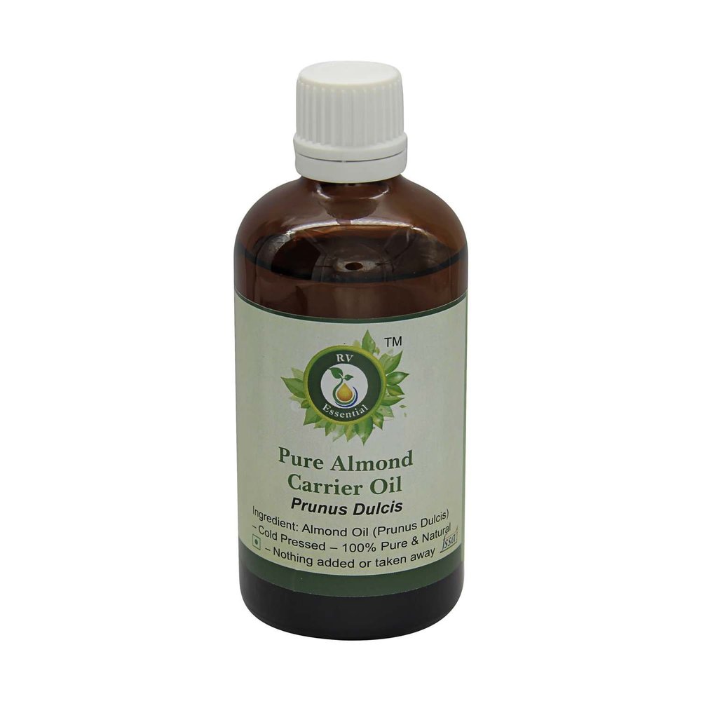 Almond Oil | Prunus Dulcis | for Skin | Pure Almond Oil | for Body | for Hair | for Massage | for Face | for Cooking | 100% Pure Natural | Cold Pressed | 30ml | 1.01oz by R V Essential