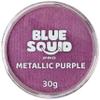 Blue Squid Face Paint Water Based Single Cake Professional Face Paint & Body Paint - Water Activated, Kids Adults Face Painting for Costume, Halloween Makeup, Cosplay - Metallic Purple Face Paint 30g view 1
