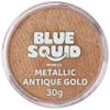 Blue Squid Face Paint Water Based Single Cake Professional Face Paint & Body Paint - Water Activated, Kids Adults Face Painting for Costume, Halloween Makeup - Metallic Antique Gold Face Paint 30g view 1