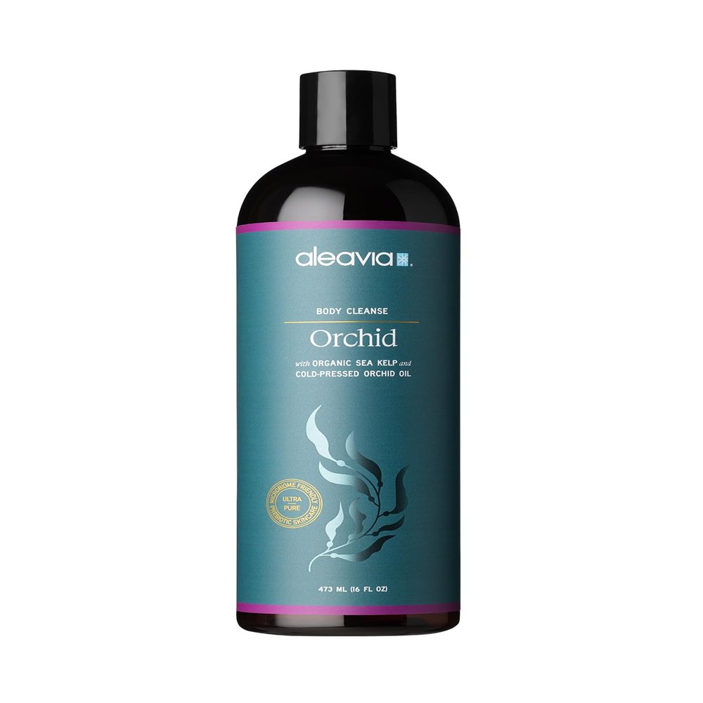 Aleavia Body Cleanse  Organic & All-Natural Prebiotic Body Wash with Pure Cold-Pressed Orchid Oil  Nourish Your Skin Microbiome  16 Oz