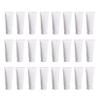 24PCS 30ML/1oz Empty Refillable Cosmetic Squeeze Tube Bottle Containers Jars Pot With Flip Cap For Makeup Shampoo Facial Cleanser Body Cream Shower Gel Liquids Lip Gloss (White) view 1