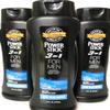 3 pack of PowerStick 3-in-1 Body Wash Shampoo and Conditioner for Men Cool Blue Water view 1