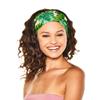 ADAMA Satin Lined Headband, Prevents breakage and Preserves Style, Satin Lined Fashion Printed Headband, Can Be Worn Multiple Ways, Perfect for Day or Night, Machine Washable, Tropical view 1