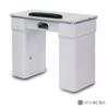 MAYAKOBA Sonoma Manicure Table, Nail Station for Beauty Salon Furniture & Equipment, Marble Top & 1UV Hole, Modern White/Silver view 2