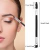 AKOAK 3 Pcs Portable Double-headed Eyebrow Brush, Eyelash Brush, Angled Eyebrow Powder Brush/Spiral Brush, Beauty Tool Eye Makeup Brush view 3