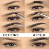 AKOAK 3 Pcs Portable Double-headed Eyebrow Brush, Eyelash Brush, Angled Eyebrow Powder Brush/Spiral Brush, Beauty Tool Eye Makeup Brush view 4