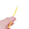 AKOAK 50 Pcs Disposable Lipstick Brush, Lip Gloss Stick, Applicator, Portable Eyeshadow Lip Gloss Brush Cosmetic Tool (yellow) view 2