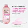 Garnier Micellar Water with Rose Water and Glycerin, Hydrating Facial Cleanser & Makeup Remover, For All Skin Types, Vegan, Cruelty Free, 13.5 Fl Oz (400mL), 1 Count view 3