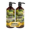 Dead Sea Collection Shampoo and Conditioner Set with Macadamia Oil  Hydrating Softening Hair Products with Dead Sea Minerals for All Hair Types  Set of 2 Bottles (33.8 & 30.6 Fl. Oz.) view 1