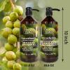Dead Sea Collection Shampoo and Conditioner Set with Macadamia Oil  Hydrating Softening Hair Products with Dead Sea Minerals for All Hair Types  Set of 2 Bottles (33.8 & 30.6 Fl. Oz.) view 2