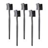 AKOAK 5 Pcs Dual-purpose Double-head Eyelash Comb and Eyebrow Brush Comb, Eyebrow Modification and Eyelash Extension Beauty Makeup Tool, Black view 1
