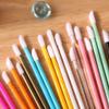 AKOAK 50 Pcs Disposable Lipstick Brush, Lip Gloss Stick, Applicator, Portable Eyeshadow Lip Gloss Brush Cosmetic Tool (blue) view 3