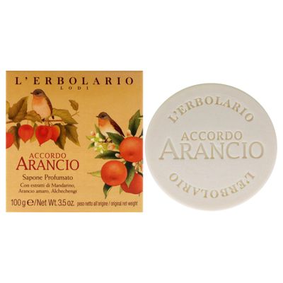 L'Erbolario Accordo Arancio Perfumed Soap by for Unisex - 3.5 oz Soap