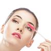 100 Pcs Silicone Mascara Wands Disposable Eyelash Brushes for Extensions Lash Applicators Makeup Tool Kit (Clear Handle/Deep Pink Brush Head) view 3