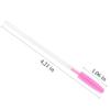 100 Pcs Silicone Mascara Wands Disposable Eyelash Brushes for Extensions Lash Applicators Makeup Tool Kit (Clear Handle/Light Pink Brush Head) view 2