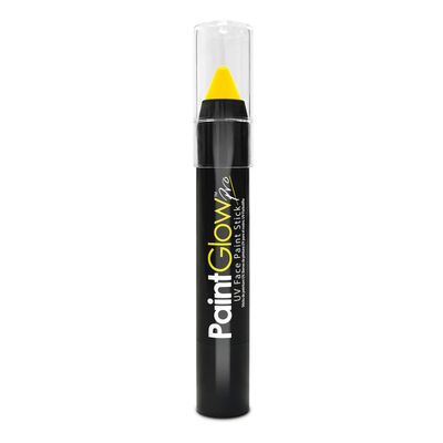 UV Face & Body Paint Stick/Crayon UV Yellow (Pro)