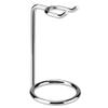 Linkidea Short Handle Safety Razor Stand, Stainless Steel Shaver Holder, Men's Travel Stand, Compatible with Razor Handle Less Than 3.5'' (Silver/Polished Chrome) view 1