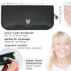 3 Swords Germany - brand quality 5 piece manicure pedicure grooming kit set for professional finger & toe nail care with synthetic leather case black - Made in Germany view 4