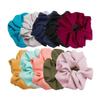 10Pcs Chiffon Flower Hair Scrunchies Hair Bands Colorful Hair Accessories Hair Rope Hair Hoop Hair Ties Ponytail Holder view 1