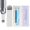 30Pcs Disposable Eyebrow Microblading Needles,Lip Tattooing Microblades Permanent Makeup Blades for Single Use Only (18U) white view 1
