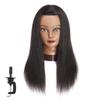 Traininghead 20-22" 100% Human hair Mannequin head Training Head Cosmetology Manikin Head Doll Head with free Clamp view 1