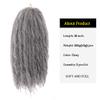 KGBFASS 3Packs Marley Braiding Hair 18Inch Afro Marley Hair For Twists Synthetic Kinky Braiding Hair Extensions (Gary) view 3