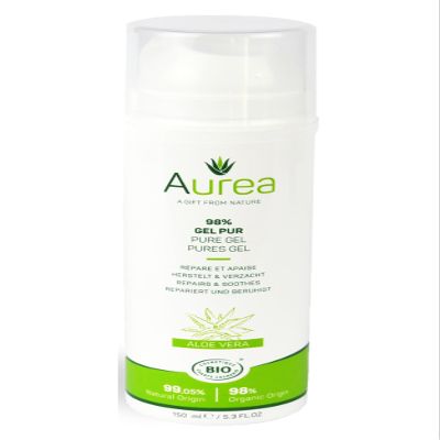 Aurea Aloe Vera Shower Gel - Makes Your Skin Soft And Supple - Sensation Of Freshness - Respects The Skin's Natural pH - Suitable For All Skin Types - Ideal For The Whole Family - 13.5 Oz