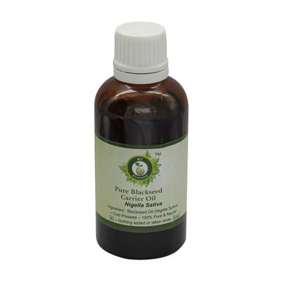 R V Essential Black Seed Oil | Nigella Sativa | Blackseed Oil | Cold Pressed | for Face, Skin Care, Hair Care, Scalp Massage, Body Massage | 100% Pure Natural | 5ml | 0.169oz